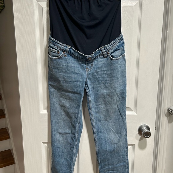 Abercrombie Maternity Ankle Straight Jeans - Picture 1 of 6